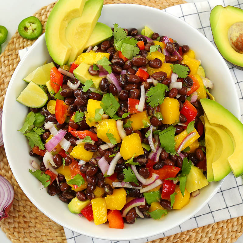 Mango Black Bean Salad The Domestic Geek