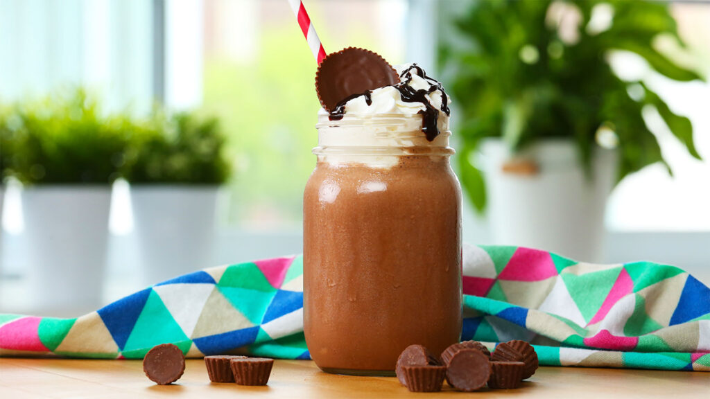 Chocolate Peanut Butter Cup Milkshake The Domestic Geek