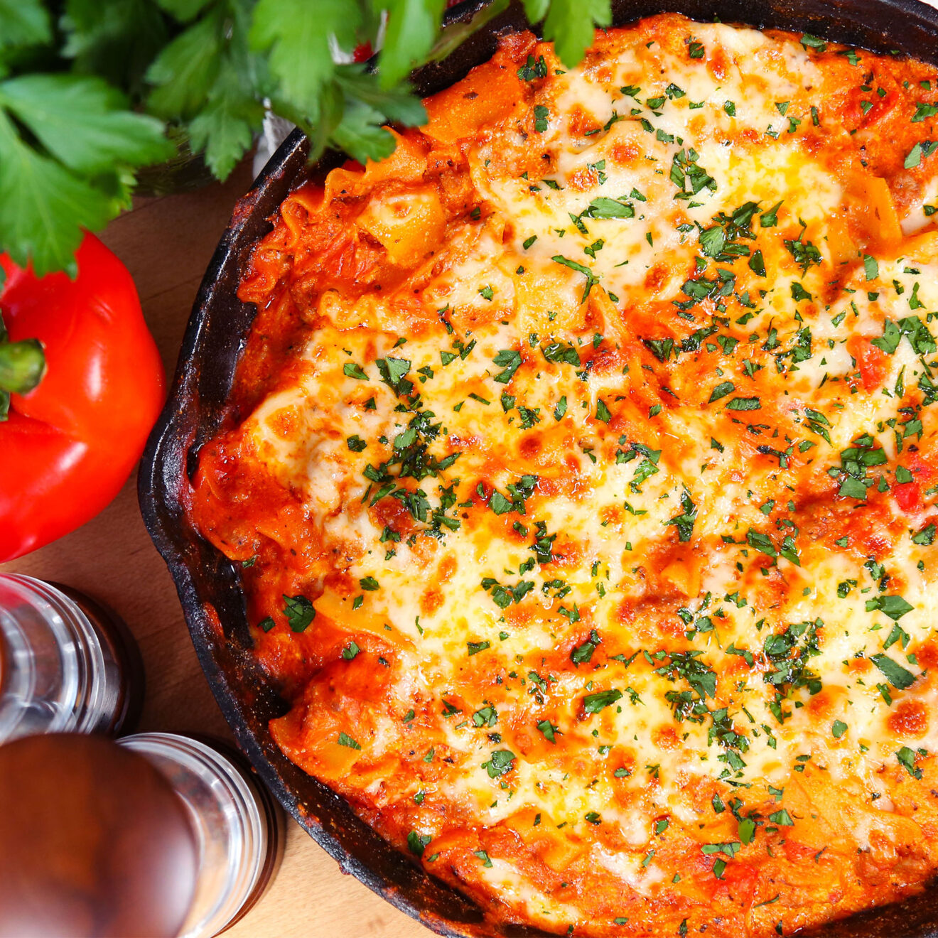 Skillet Lasagna The Domestic Geek