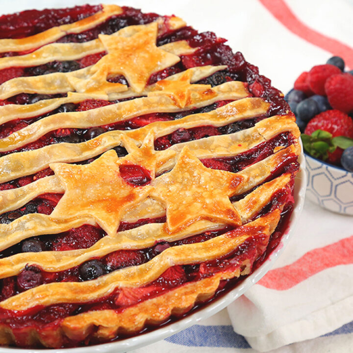 Very Berry 4th of July Pie
