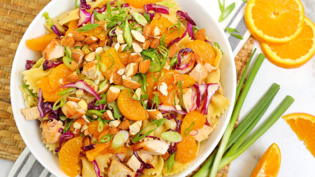 Asian Chicken Pasta Salad The Domestic Geek