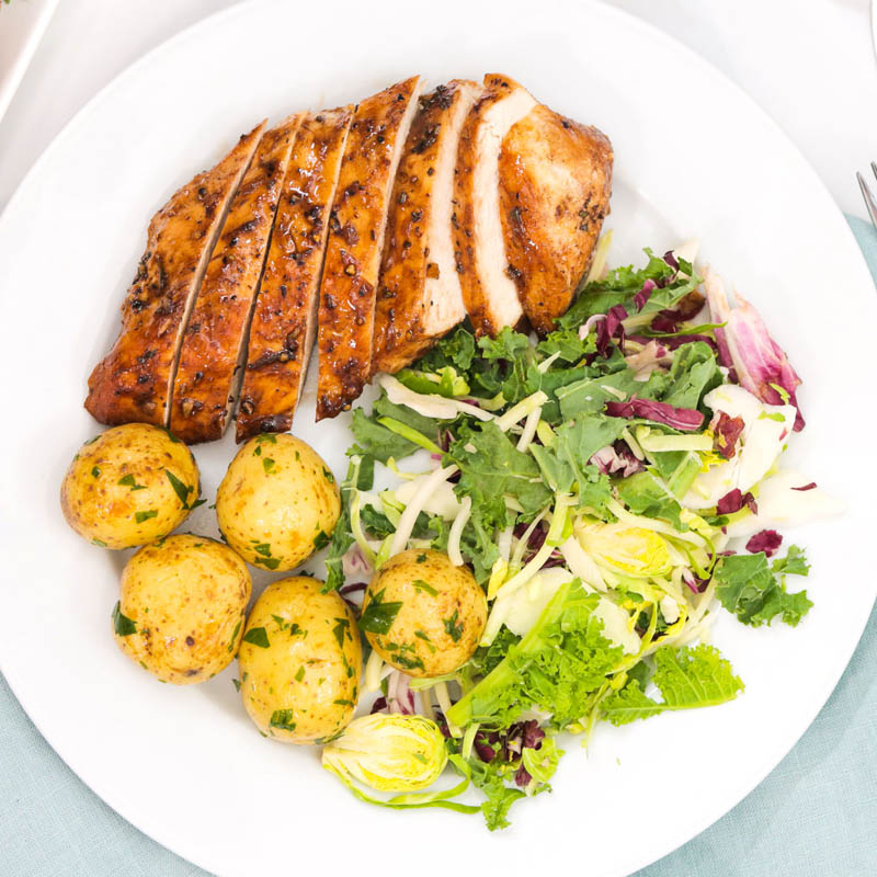 Balsamic Glazed Chicken The Domestic Geek