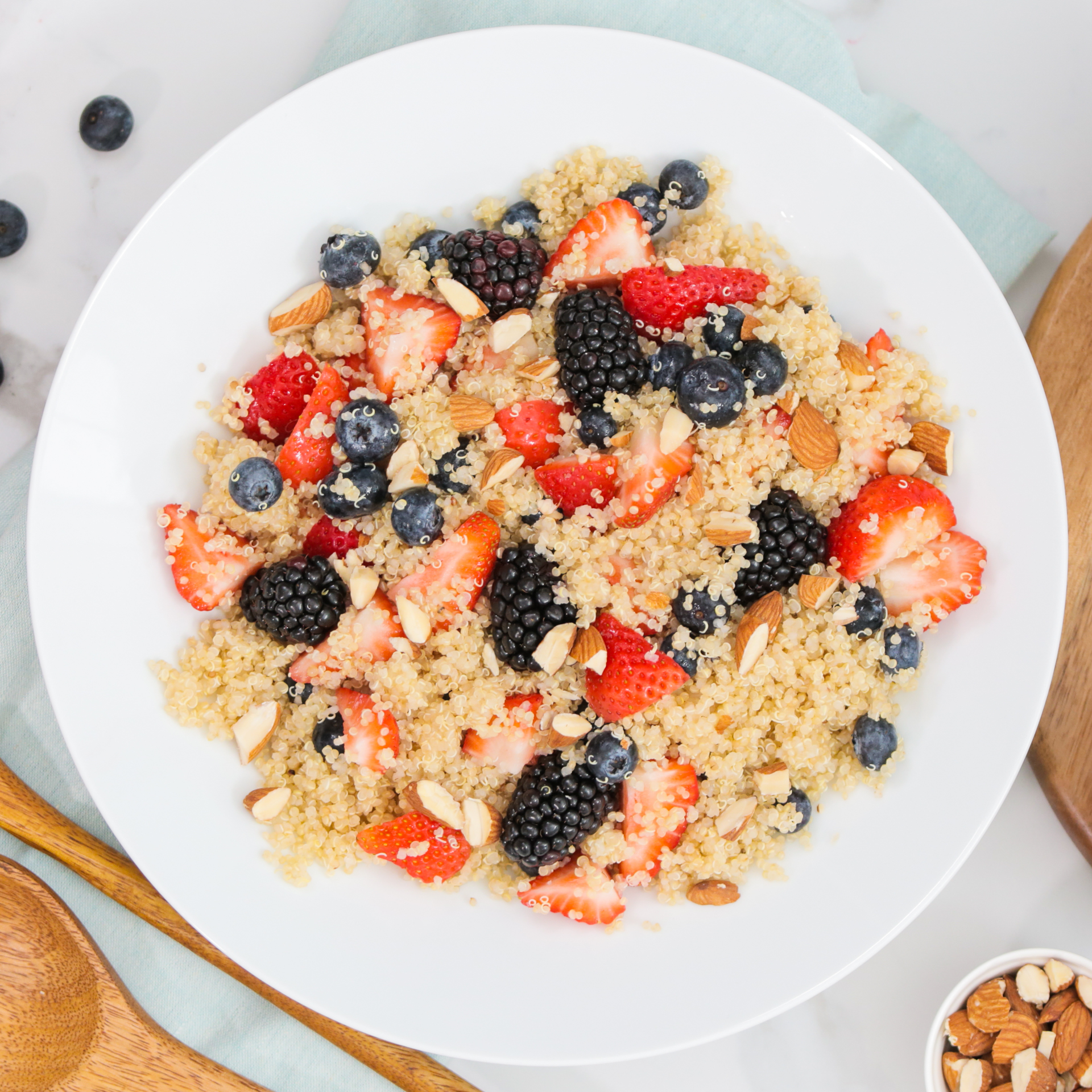 Berry Almond Quinoa The Domestic Geek