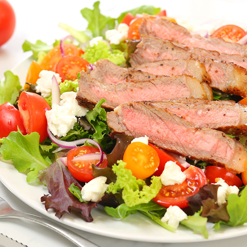 Bloody Mary Steak Salad