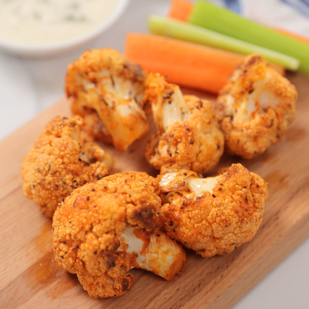 Buffalo Cauliflower Bites The Domestic Geek