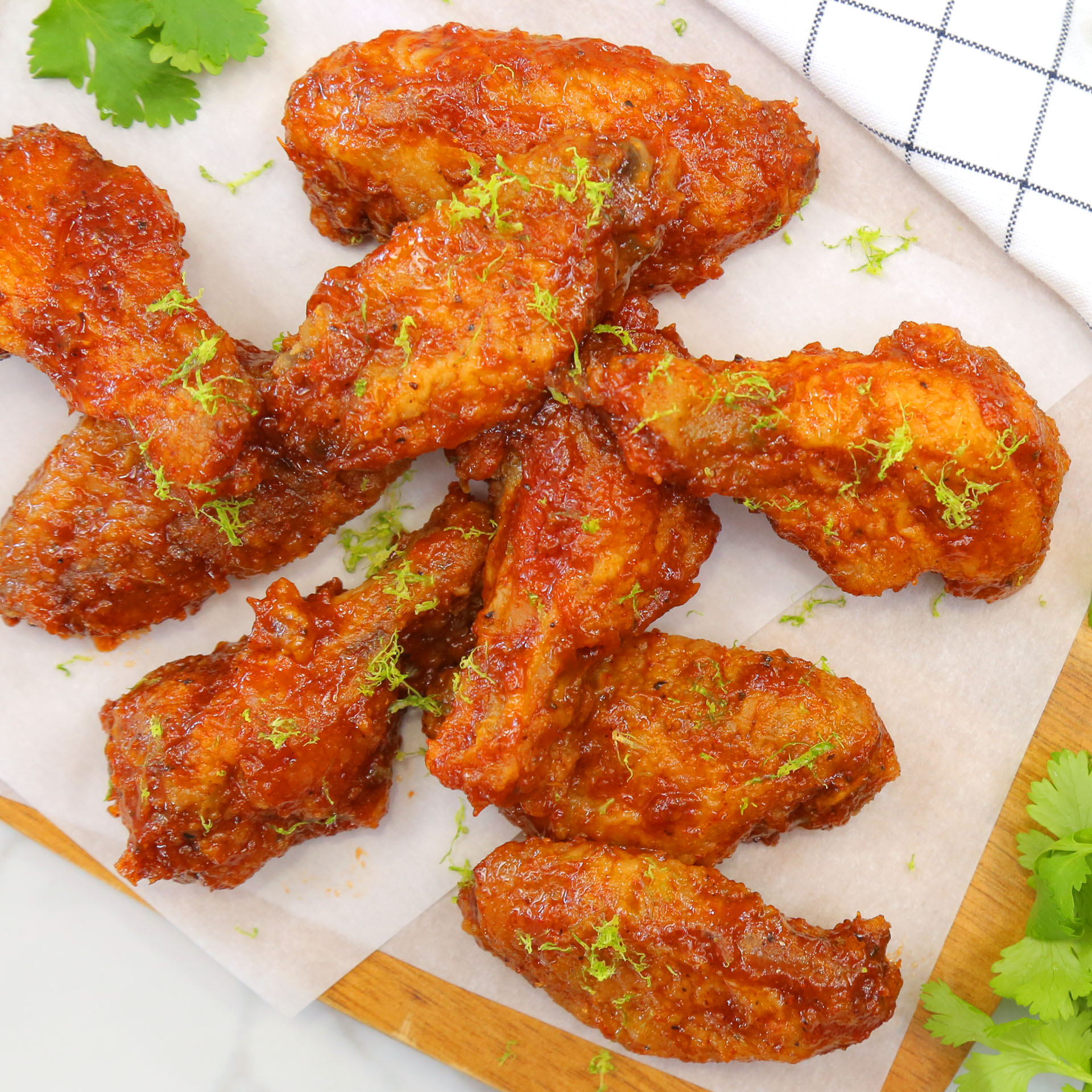 Chili Lime BBQ Chicken Wings