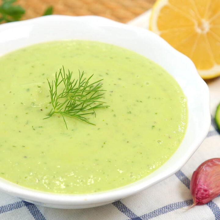 Chilled Cucumber & Avocado Soup