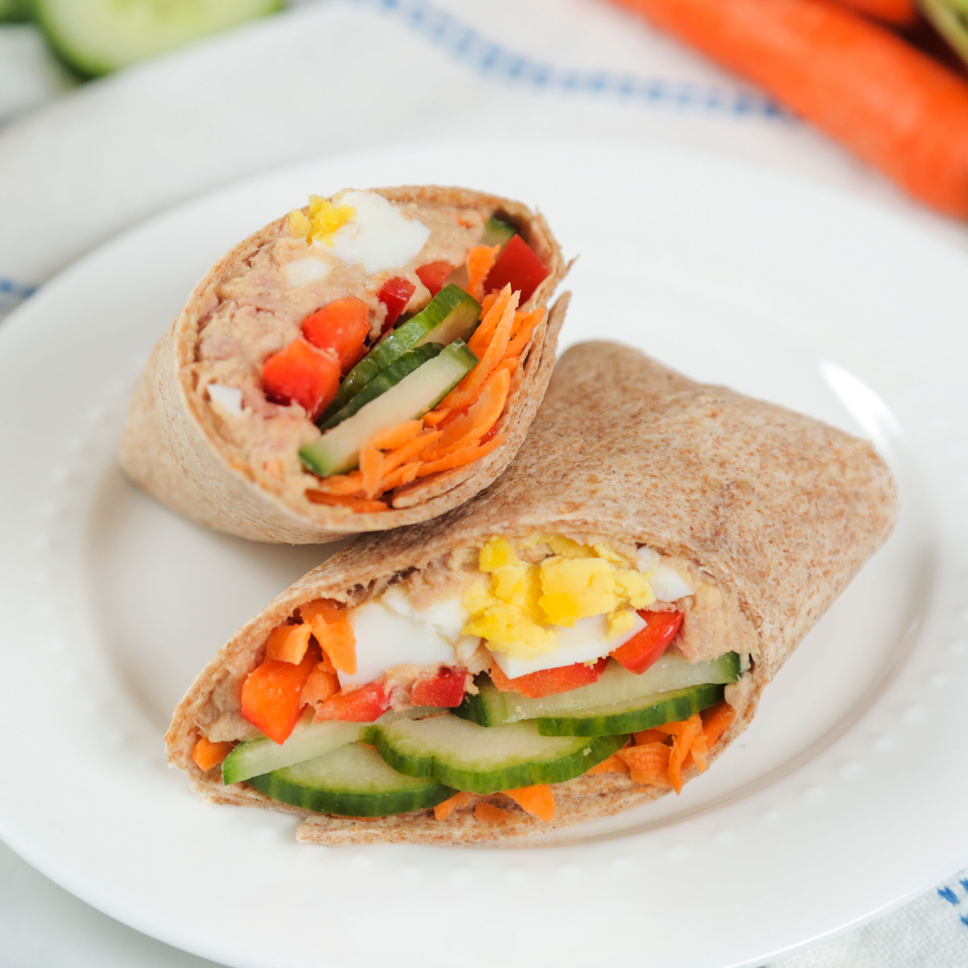 Crunchy Protein Power Wrap - The Domestic Geek