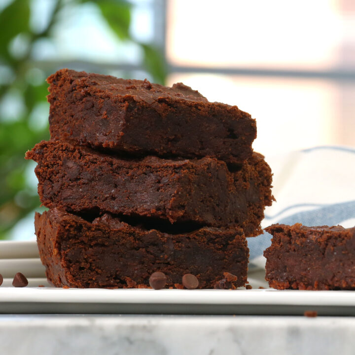 Double Chocolate Chickpea Brownies