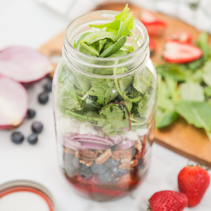 Fresh & Fruity Salad In A Jar