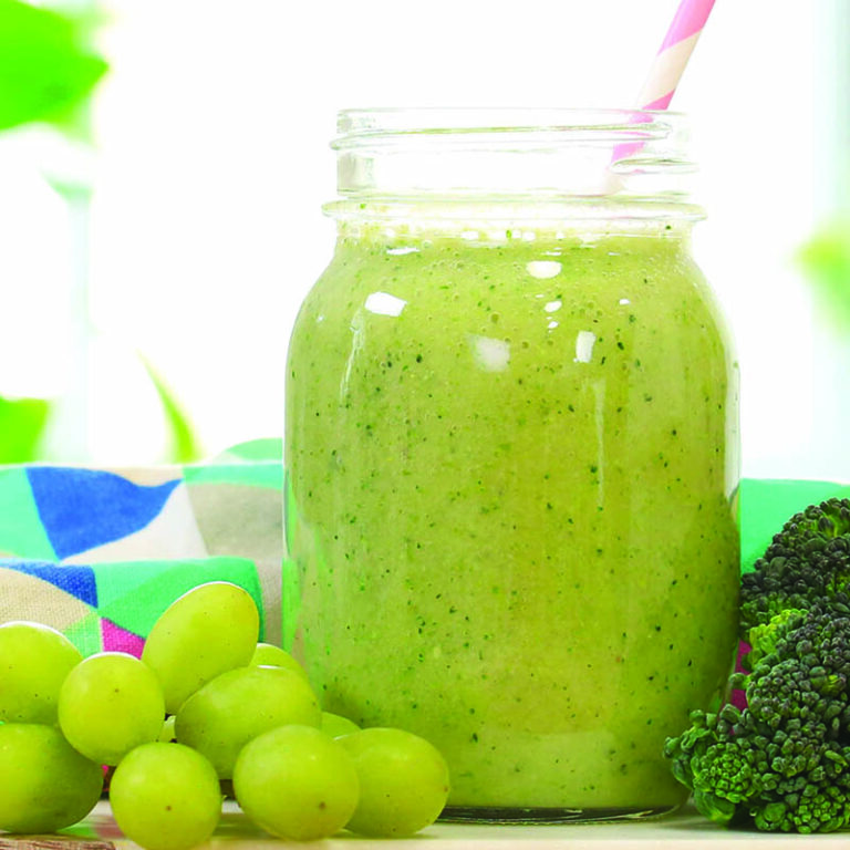 Grape & Broccoli Smoothie The Domestic Geek