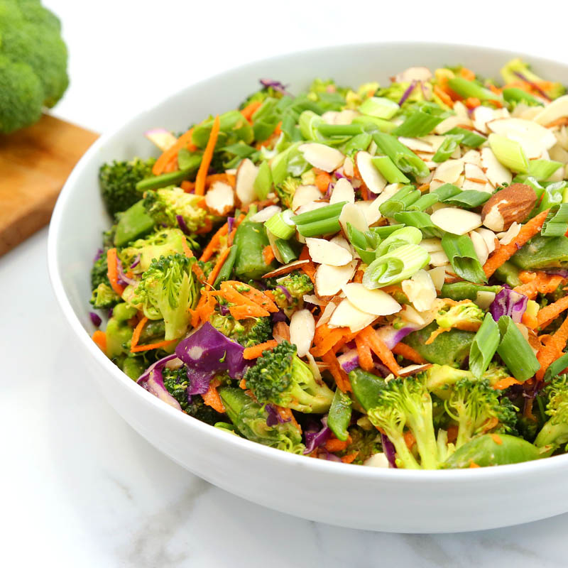 Miso Broccoli Slaw The Domestic Geek