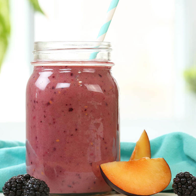 Plum Perfect Smoothie The Domestic Geek