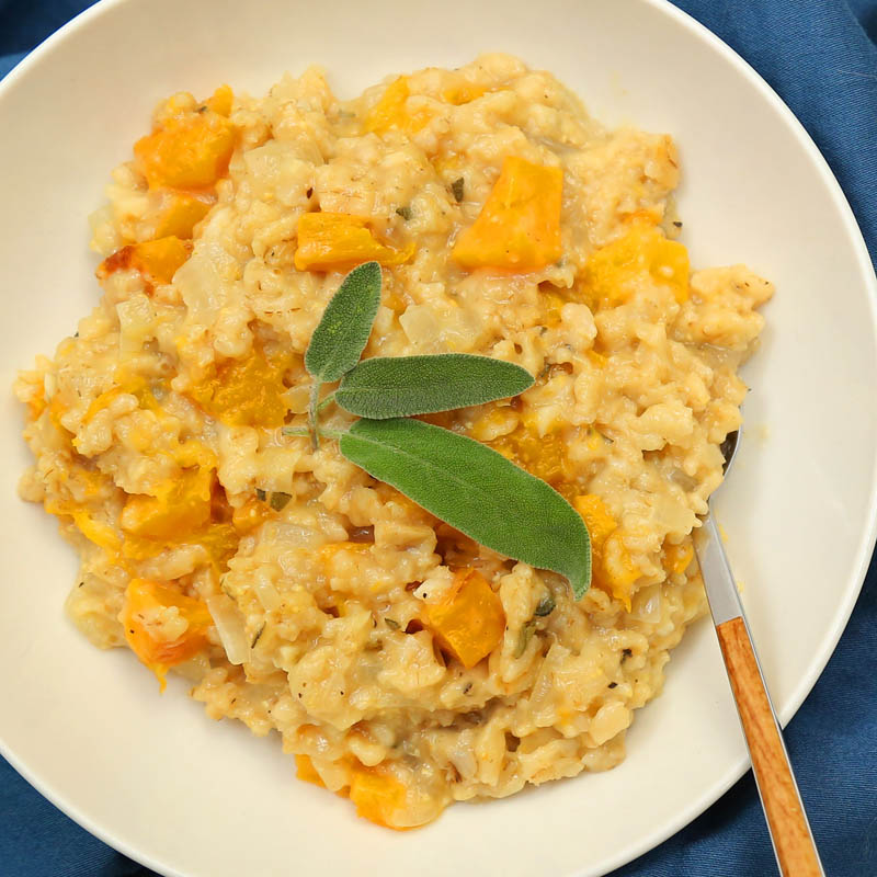 Sage & Butternut Squash Oatmeal The Domestic Geek