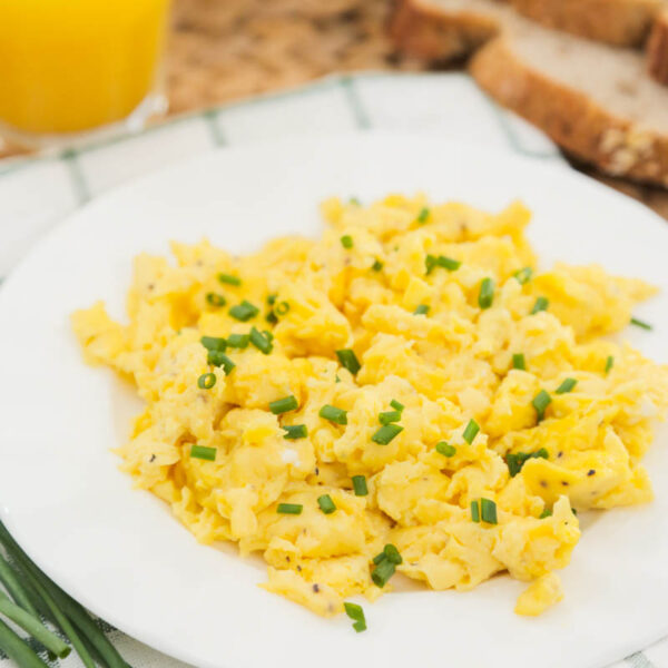 Sour Cream & Chive Scrambled Eggs The Domestic Geek