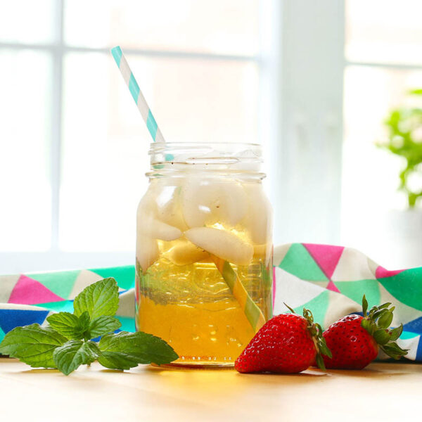 Strawberry Peppermint Iced Tea The Domestic Geek