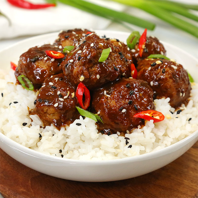 Sweet & Tangy Asian Inspired Meatballs