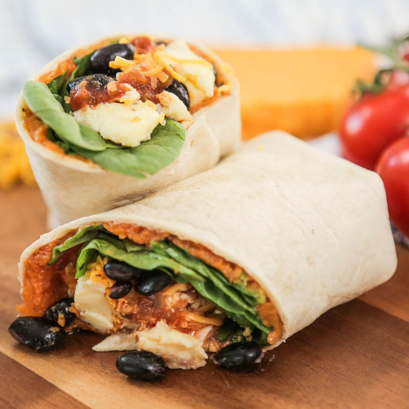 Sweet Potato & Black Bean Wraps The Domestic Geek