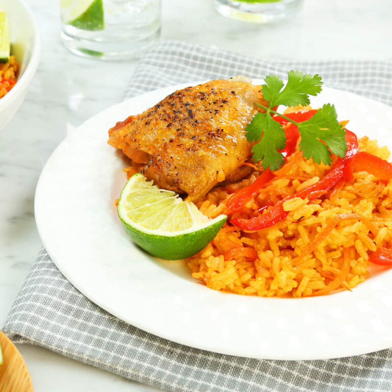 Thai Curry Chicken & Rice - The Domestic Geek