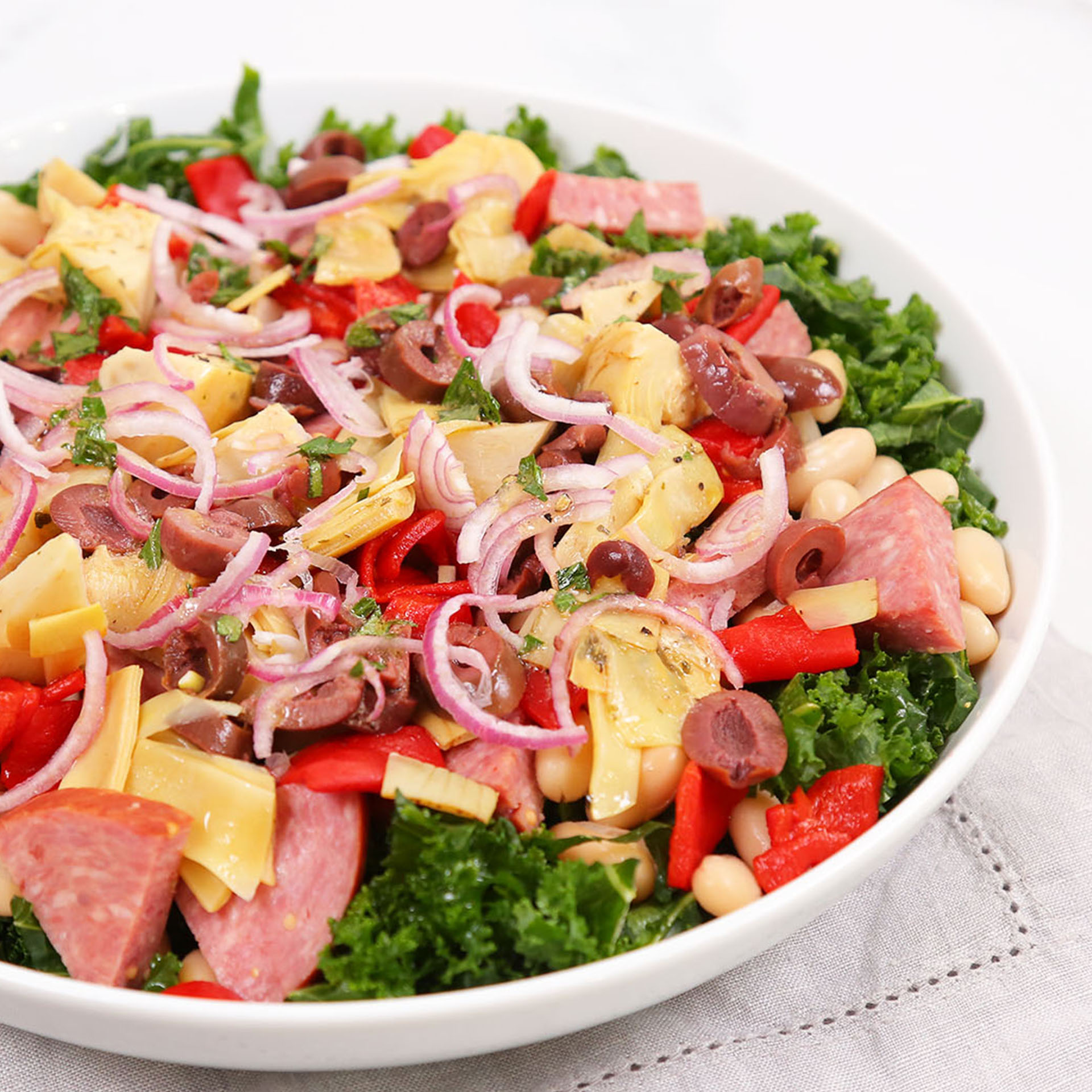 Tuscan Kale & White Bean Salad