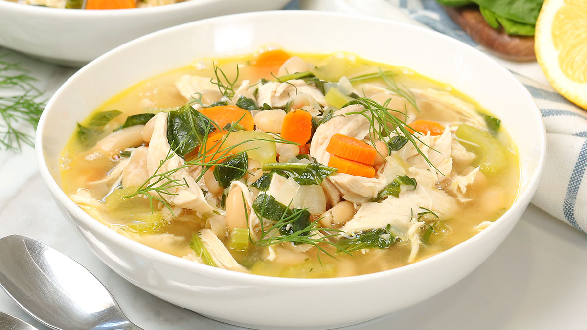 Healthy Chicken Soup - The Domestic Geek