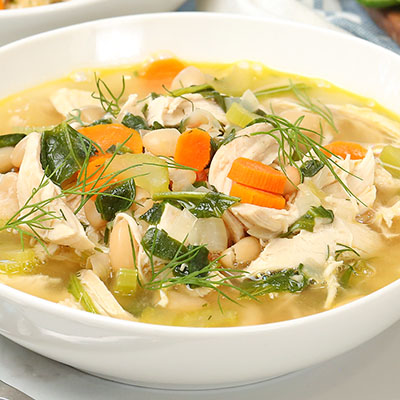 Healthy Chicken Soup - The Domestic Geek